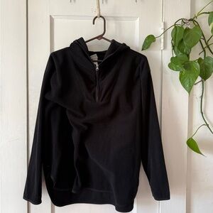 H&M Charcoal Fleece Outerwear sweater